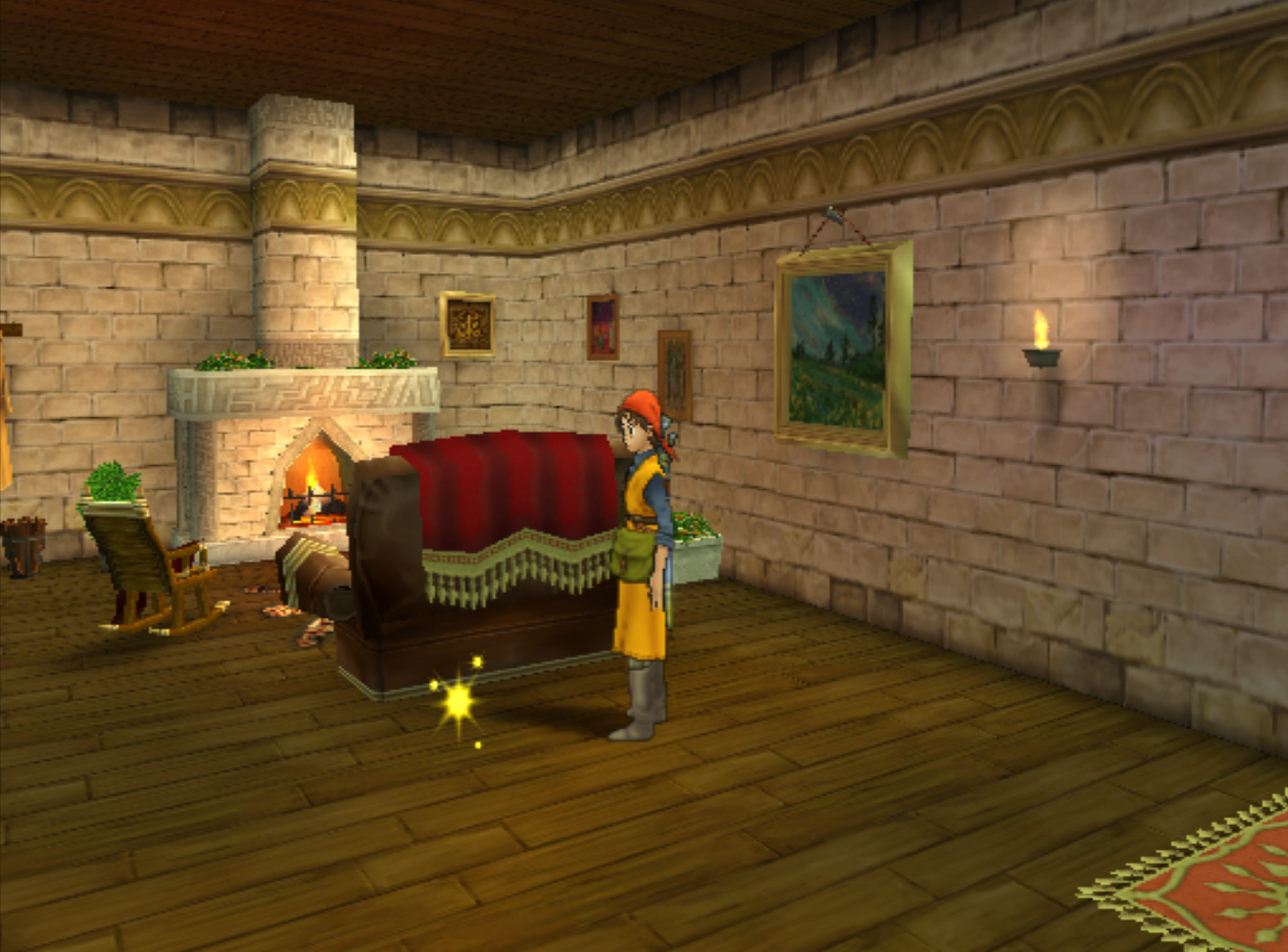 Yellow Orb in Goldings Mansion